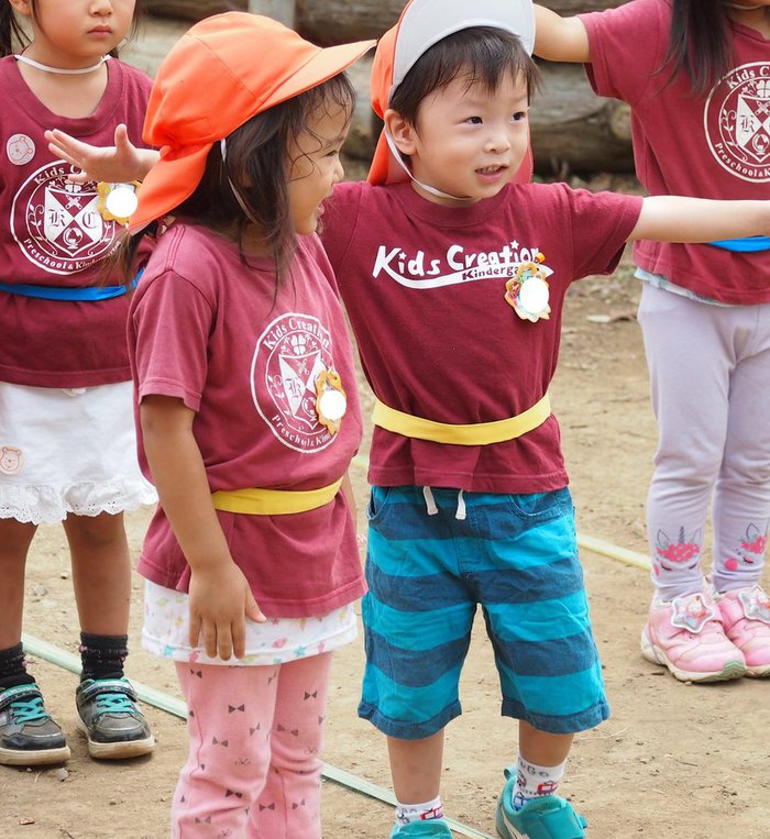 運動会練習 英語幼稚園 つくば