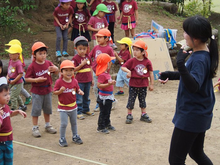 運動会練習 英語幼稚園 つくば