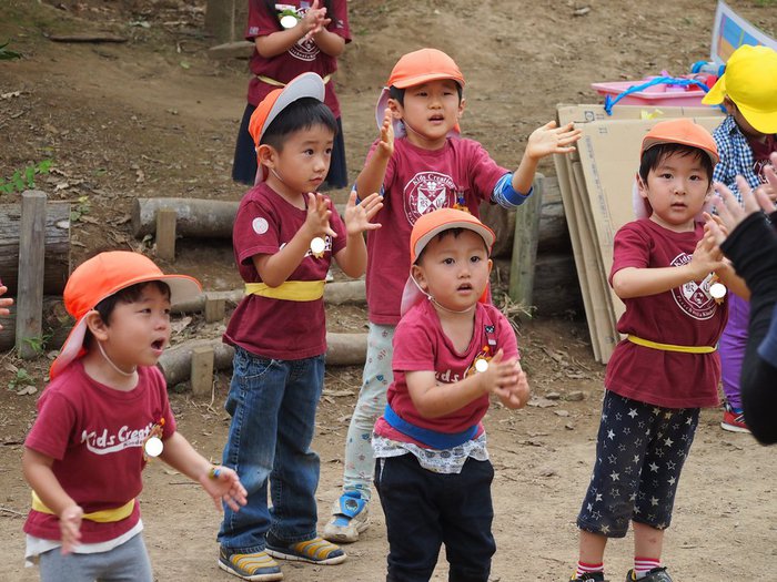 運動会練習 英語幼稚園 つくば